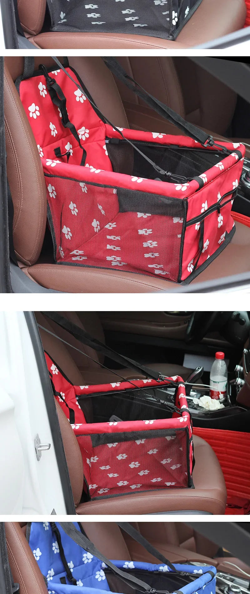 Hamac de voiture pour animaux de compagnie, étanche et transportable