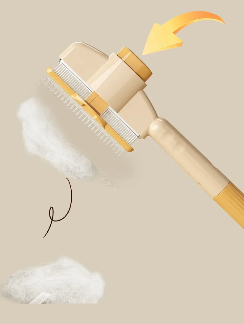Self-Cleaning Pet Grooming Brush with Massage Pins