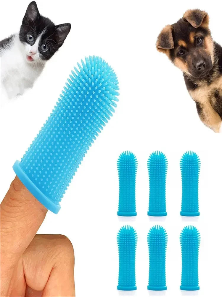 Brosse à dents pour doigts en silicone doux