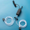 Pompe à air USB compacte avec pierre poreuse pour aquarium