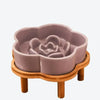 Ceramic Slow Feeder Bowl for Cats and Small Dogs