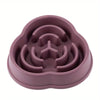 Anti-Spill Slow Feeder Dog Bowl