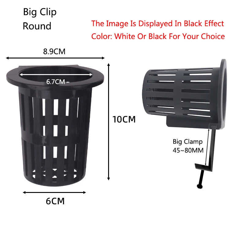 Wall-Mounted Aquarium Plant Basket with Hanging Hook