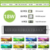Aquarium LED Light with Remote Control, Full Spectrum, Dimmable