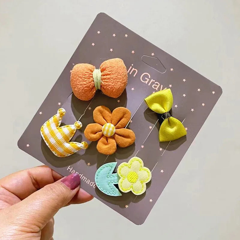 Adorable Clip-On Pet Hair Bows for Dogs and Cats (Set of 5)