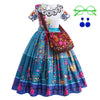 Floral Print Princess Dress for Girls, Inspired by Mirabel