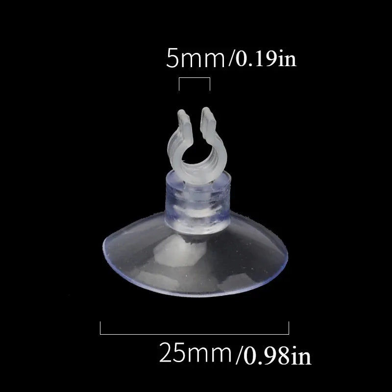 Supports à ventouse pour tuyaux d'aquarium