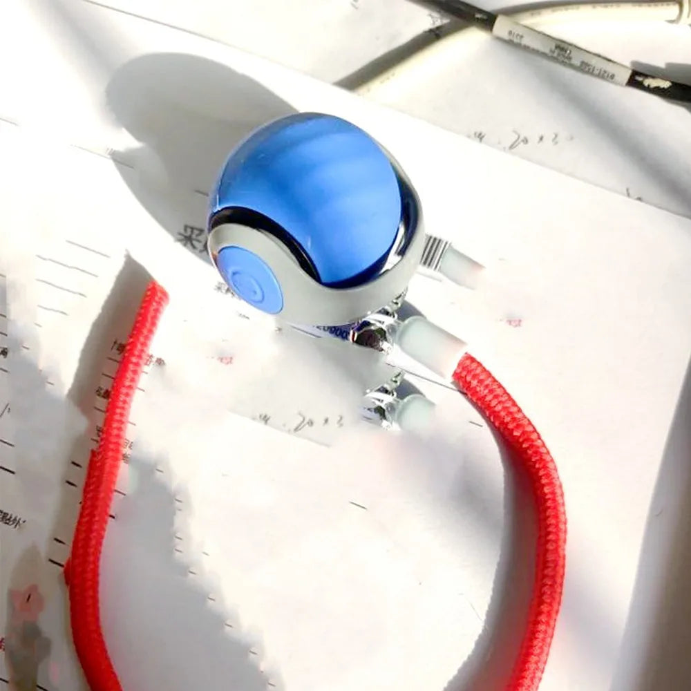 Interactive Rolling Cat Toy with Bird Sounds and Three Play Modes