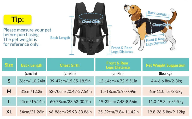 Pet Carrier Backpack for Dogs and Cats