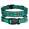 Personalisierte bestickte Nylon-Hundehalsband