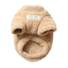 Plush Winter Dog Sweater for Small and Medium Breeds