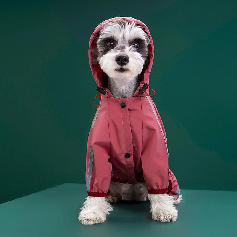 Impermeable con reflejos para perros