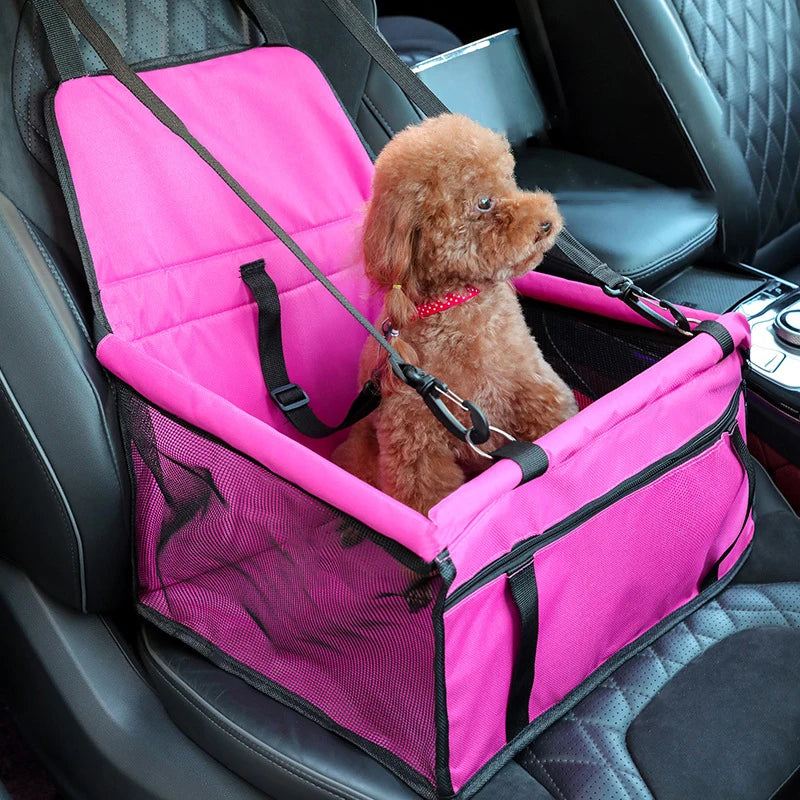 Siège Auto pour Animaux avec Pochette de Rangement