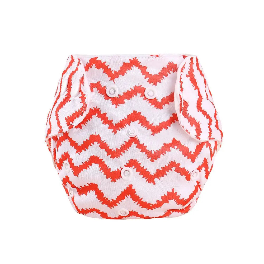 Eco-Friendly Reusable Cotton Cloth Diapers with Adjustable Fit