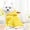 Fruit Print Fleece Dog Hoodie for Small Pets
