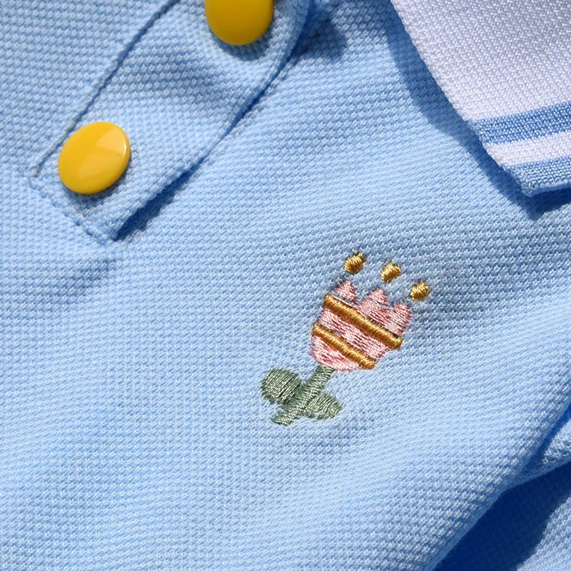 Vestido Polo de Algodón para Perros Pequeños