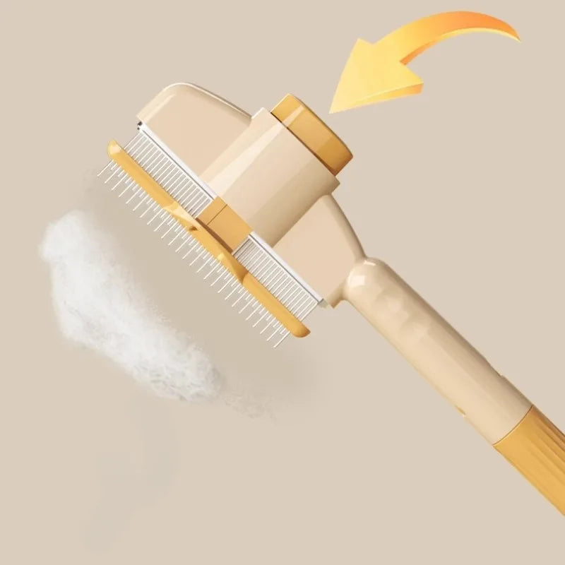 Peigne de toilettage en acier inoxydable pour animaux