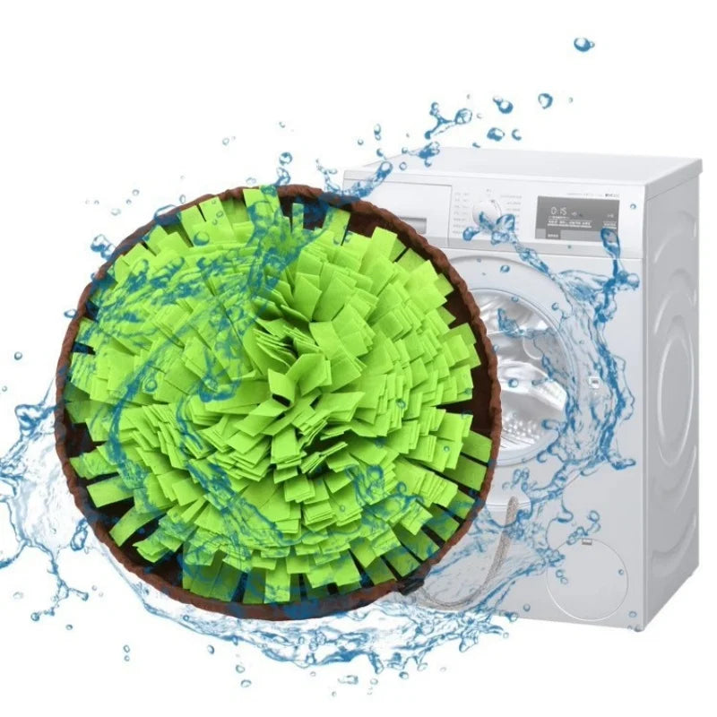 Washable Felt Dog Sniffing Pad - Foldable Slow-Feeding Mat