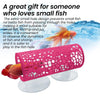 Aquarium Hideout Tube with Suction Cup for Betta and Small Fish