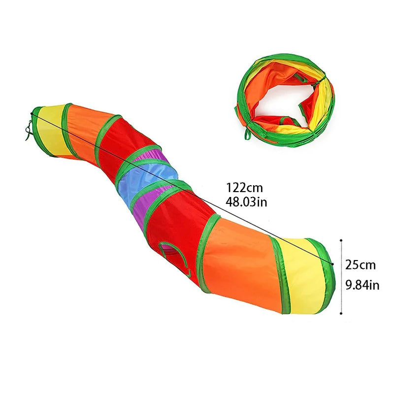 Foldable Interactive Cat Tunnel Toy