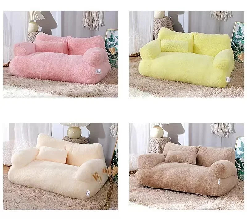Machine Washable Cat Sofa Bed with Removable Cover