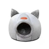 Cat Head-Shaped Cozy Cave Bed for Small to Medium Pets