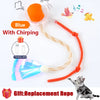 Interactive Chirping Cat Toy Ball with Motion Activation