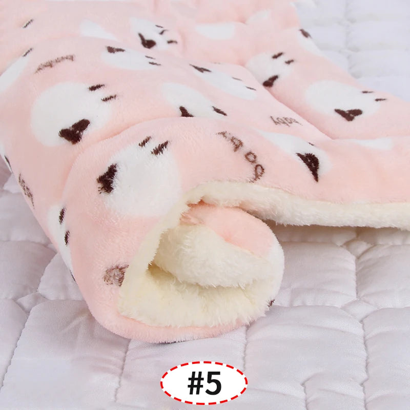 Coussin de Fleece Doux pour Animaux & Garniture de Cage