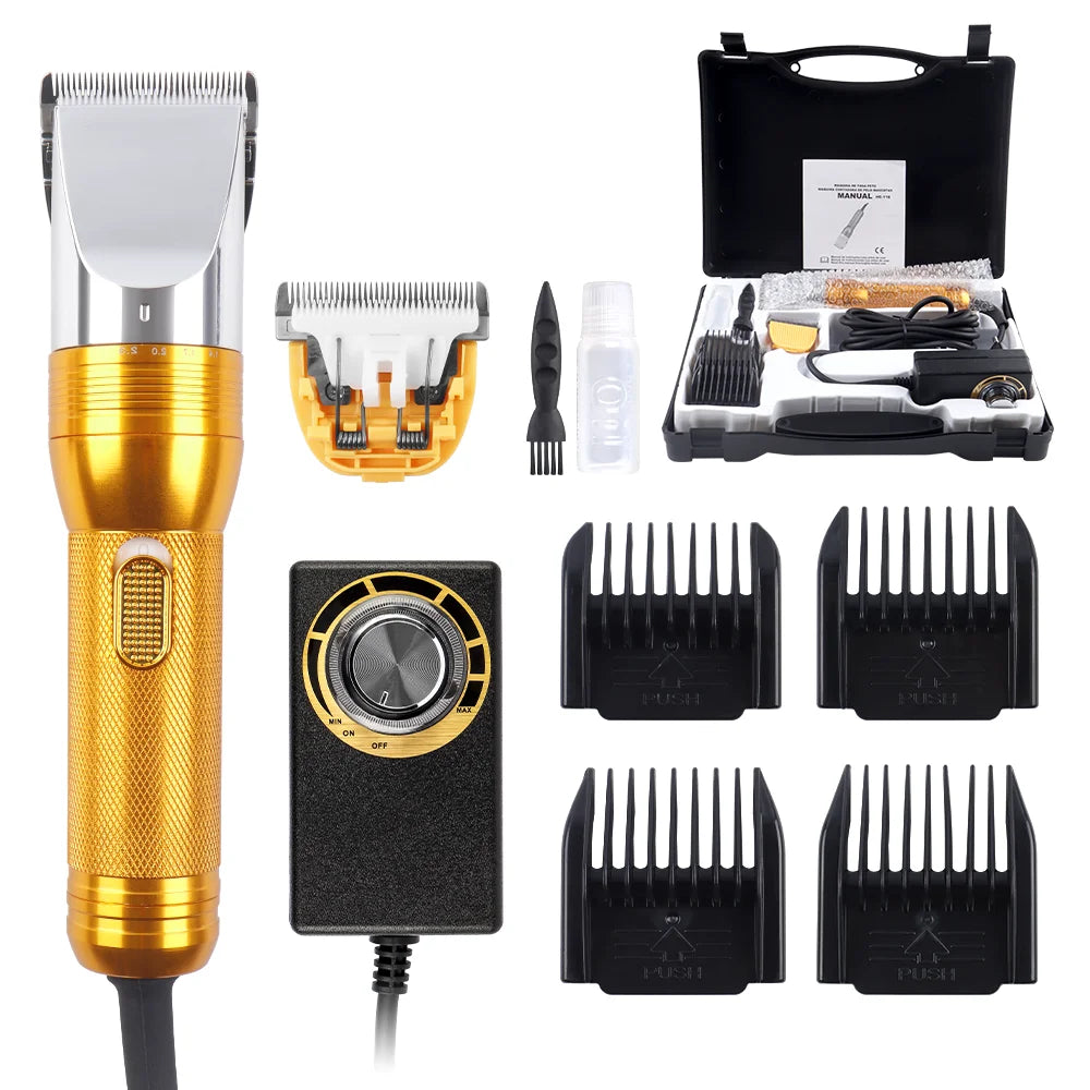 12V Professional Electric Pet Grooming Clippers for Cats, Dogs, and Rabbits