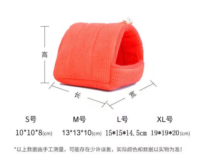 عش قطن للطيور داخل القفص للببغاوات وبادجات