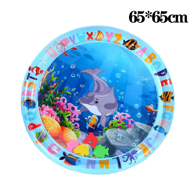 Water Sensory Play Mat for Cats and Dogs - Inflatable Ocean Toy