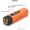 Rechargeable Ultrasonic Dog Deterrent with LED Flashlight