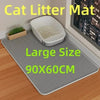 Double-Layer Waterproof Cat Litter Mat with Non-Slip Backing