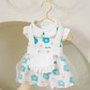 Princess Mesh Dog Dress with Bow Lace Trim