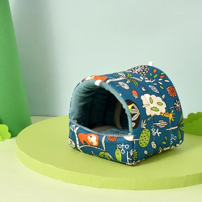 Niche Douillette pour Petits Animaux : Hamsters, Cobayes & Lapins