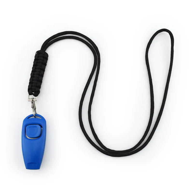 Zwei-in-Eins-Hundepfeife und Clicker für das Hundetraining