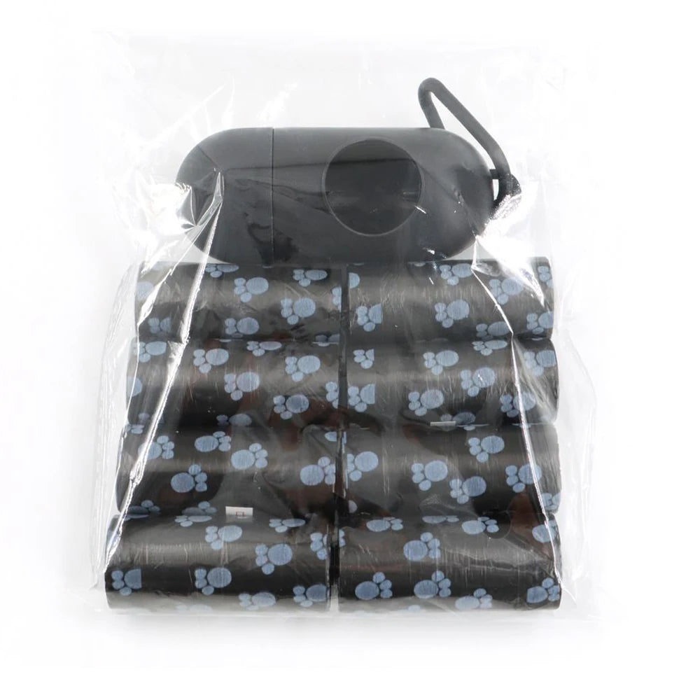 Dog Waste Bags with Dispenser - 8 Rolls, Leakproof and Odorless