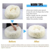 Cozy Plush Round Pet Bed for Dogs and Cats