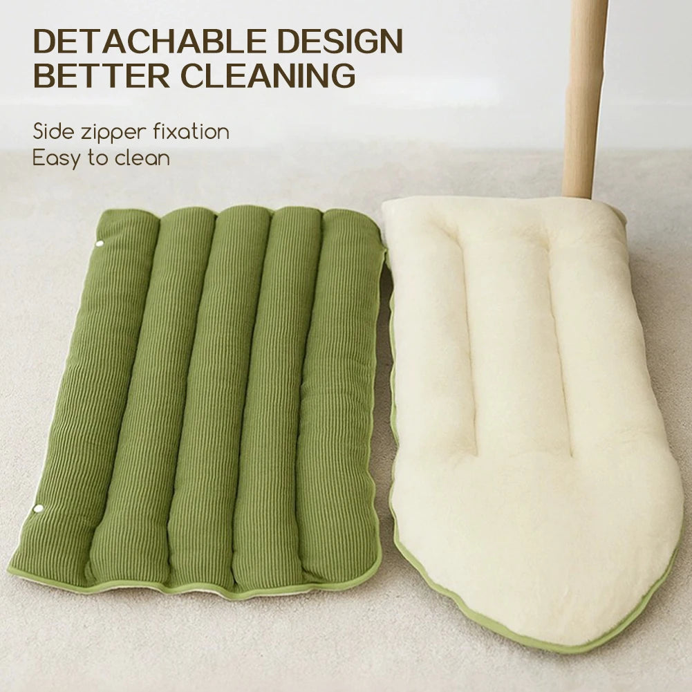 Cozy Plush Cat Cave Bed with Removable Washable Cover