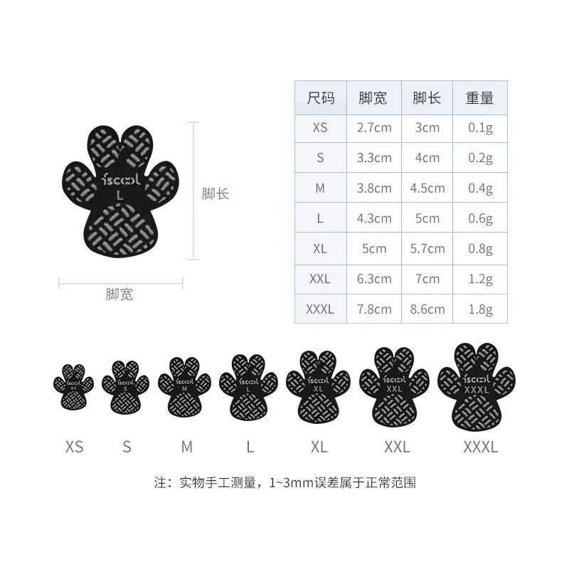 Anti-Slip Paw Grip Pads for Dogs – 4 Pack Traction Pads for Hard Floors & Injured Paws