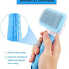Self-Cleaning Pet Grooming Brush