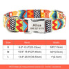 Personalisierte Nylon-Hundehalsband mit graviertem ID-Plättchen
