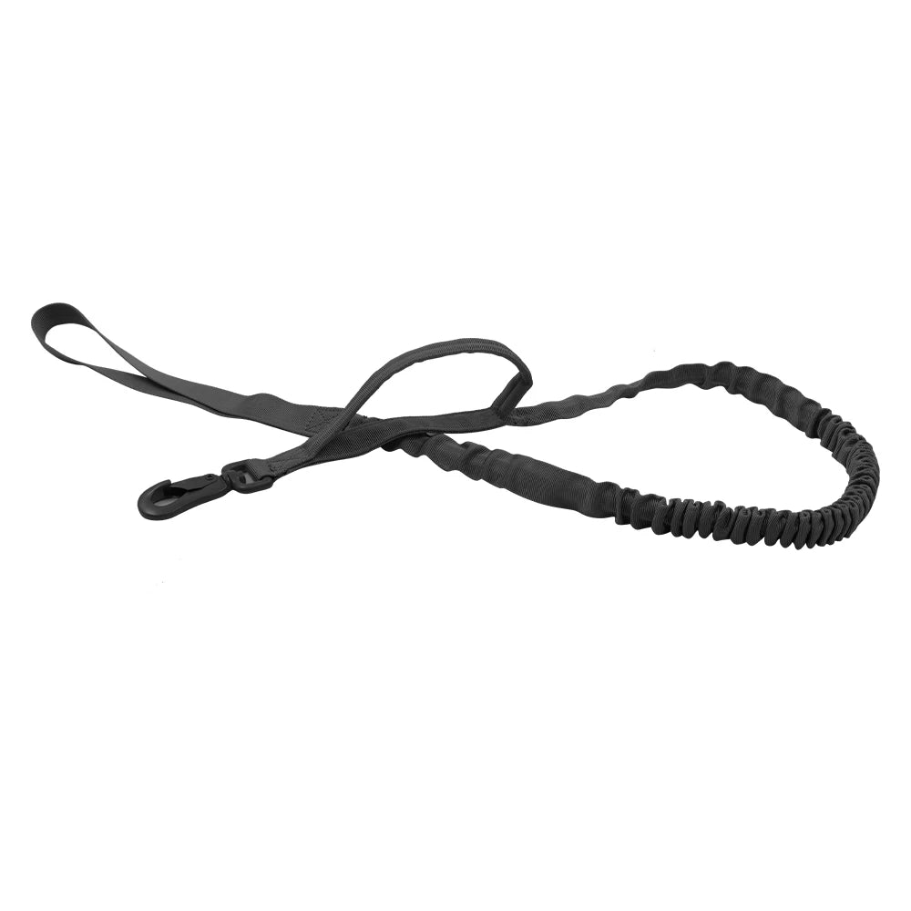 Tactical Dog Leash with Dual Handles and Shock-Absorbing Bungee