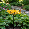 Decorative Flower Bird Feeder and Waterer for Garden