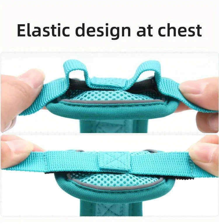 Adjustable No-Pull Dog Harness with Reflective Leash Set