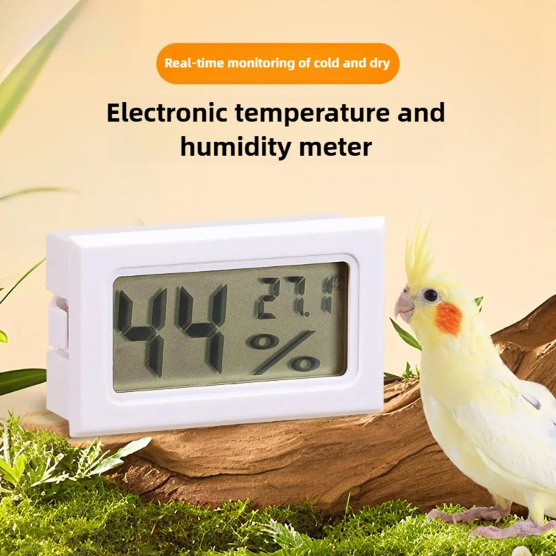 Thermomètre et Hygromètre Numérique avec Sonde de 1m pour Enclos de Reptiles