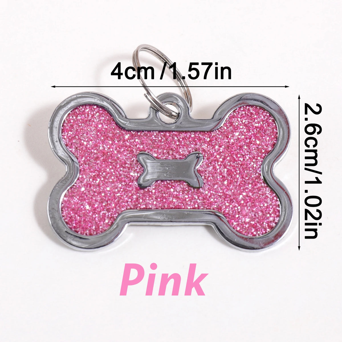 Personalized Bone-Shaped Dog Tag with Custom Engraving