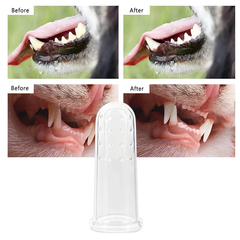 Silicone Fingertip Toothbrushes for Pets