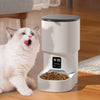 Dispensador automático de comida para mascotas con WiFi y capacidad de 4L
