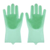 Gants de toilettage en silicone pour animaux